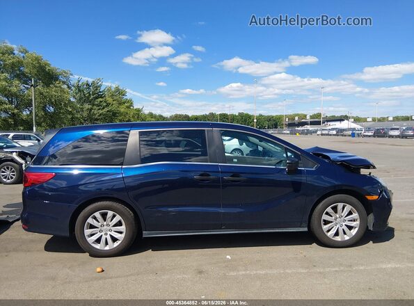 5FNRL6H23KB008105 2019 HONDA ODYSSEY Blue Вид задньої частини салону