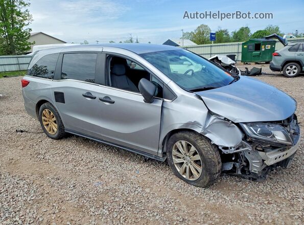5FNRL6H23KB125084 2019 HONDA ODYSSEY Silver Delantero derecho