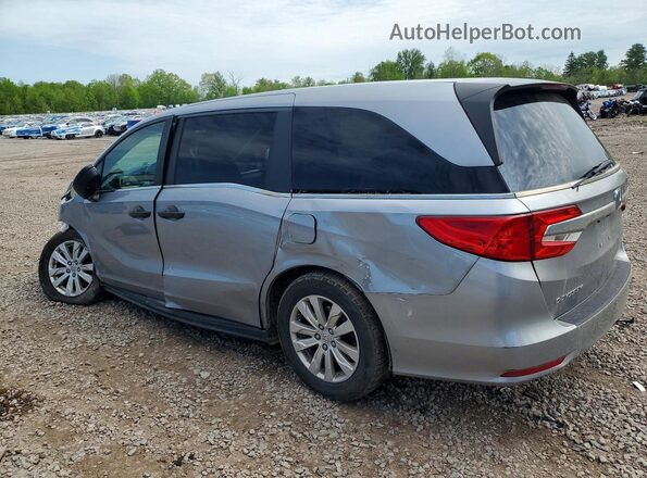5FNRL6H23KB125084 2019 HONDA ODYSSEY Silver Trasero izquierdo