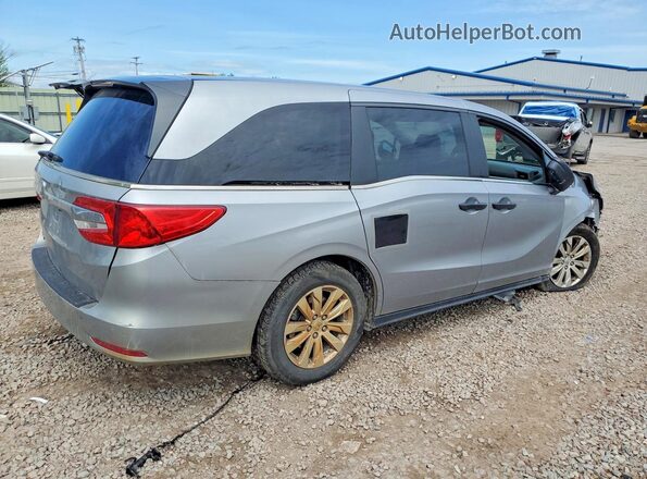 5FNRL6H23KB125084 2019 HONDA ODYSSEY Silver Trasero derecho