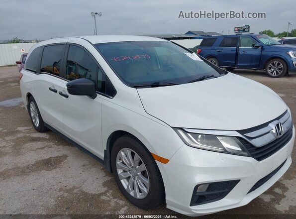 5FNRL6H24LB015372 2020 HONDA ODYSSEY Белый Вид спереди