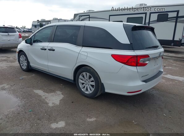 5FNRL6H24LB015372 2020 HONDA ODYSSEY Белый Задняя левая четверть