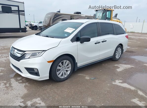 5FNRL6H24LB015372 2020 HONDA ODYSSEY Белый Передняя левая четверть