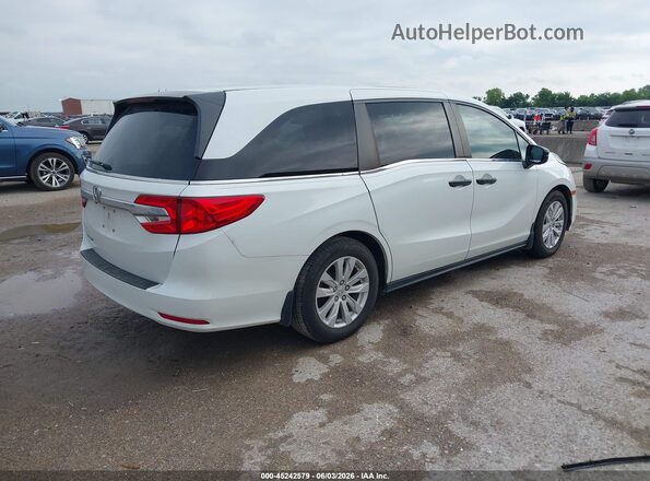 5FNRL6H24LB015372 2020 HONDA ODYSSEY Белый Задняя правая четверть