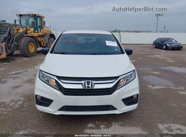 5FNRL6H24LB015372 2020 HONDA ODYSSEY Белый Вид щитка приборов
