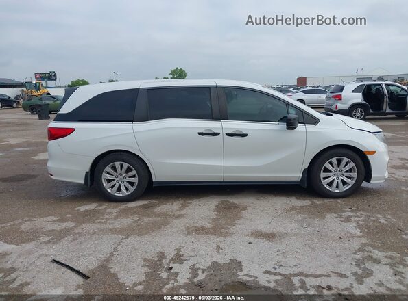 5FNRL6H24LB015372 2020 HONDA ODYSSEY Белый Вид задней части салона