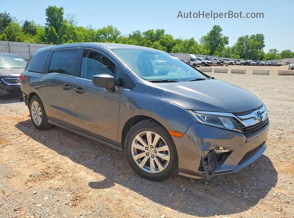 5FNRL6H25KB114121 2019 HONDA ODYSSEY Gray Delantero derecho
