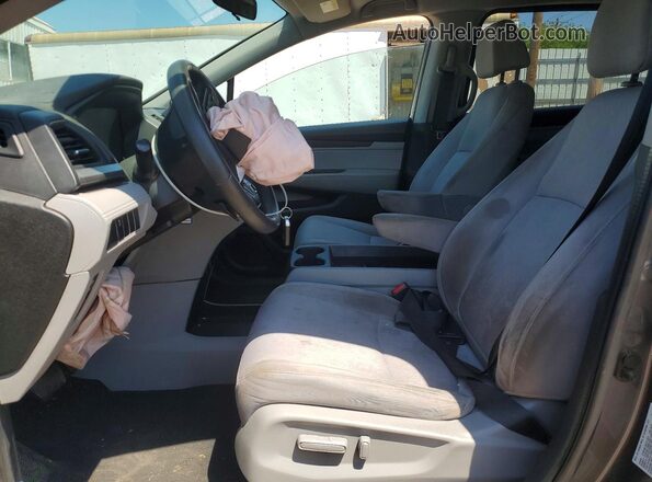 5FNRL6H25KB114121 2019 HONDA ODYSSEY Gray Vista interior delantera