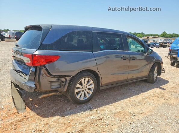 5FNRL6H25KB114121 2019 HONDA ODYSSEY Gray Trasero derecho