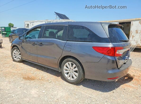 5FNRL6H25KB114121 2019 HONDA ODYSSEY Gray Trasero izquierdo