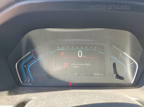 5FNRL6H25KB114121 2019 HONDA ODYSSEY Gray Vista del cuadro de instrumentos