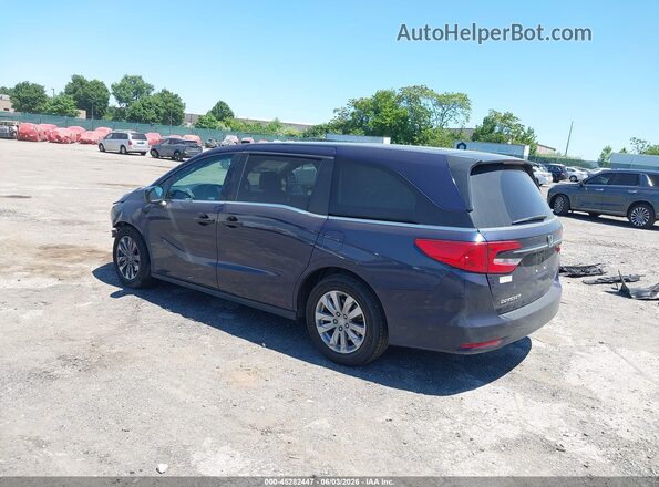 5FNRL6H29NB012728 2022 HONDA ODYSSEY Dark Blue Հետևի ձախ
