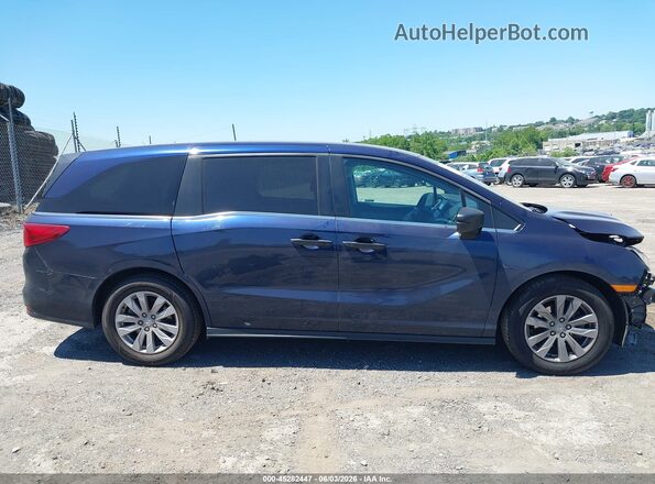 5FNRL6H29NB012728 2022 HONDA ODYSSEY Dark Blue Սալոնի 360 աստիճան տեսք