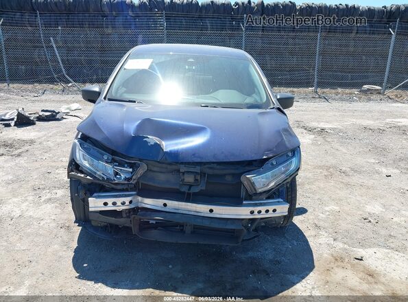 5FNRL6H29NB012728 2022 HONDA ODYSSEY Dark Blue Սալոնի հետևի տեսք