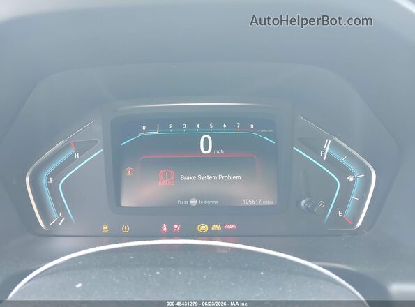 5FNRL6H2XJB105901 2018 HONDA ODYSSEY Silver Vista de los asientos traseros