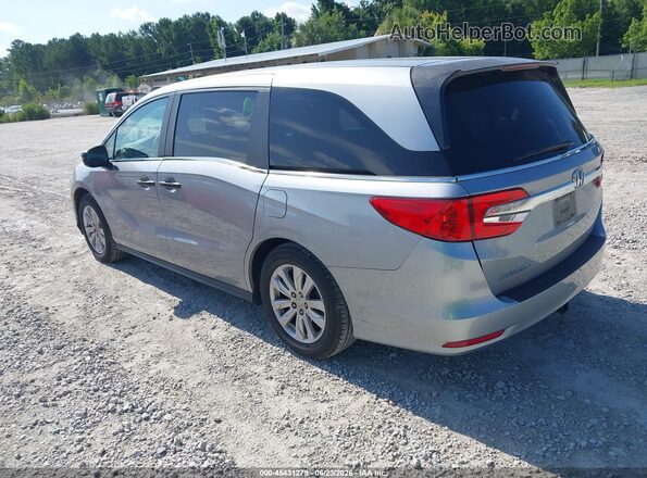 5FNRL6H2XJB105901 2018 HONDA ODYSSEY Silver Trasero izquierdo