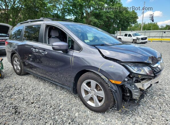 5FNRL6H50JB086205 2018 HONDA ODYSSEY Gray Przód prawy