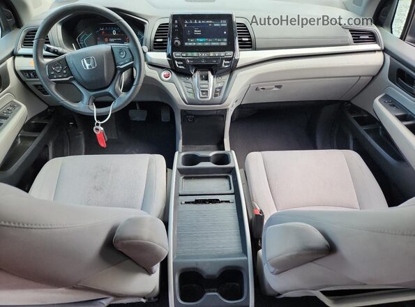 5FNRL6H50JB086205 2018 HONDA ODYSSEY Gray Widok deski rozdzielczej