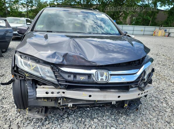 5FNRL6H50JB086205 2018 HONDA ODYSSEY Gray Widok z przodu