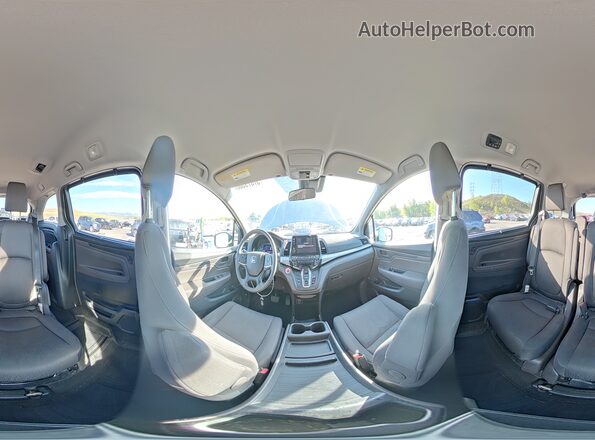 5FNRL6H50KB030413 2019 HONDA ODYSSEY Silver Vista interior de 360 grados