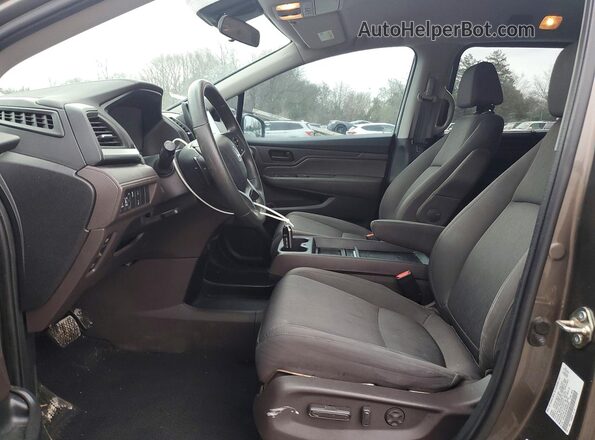 5FNRL6H50LB023463 2020 HONDA ODYSSEY Brown Вид салону спереду