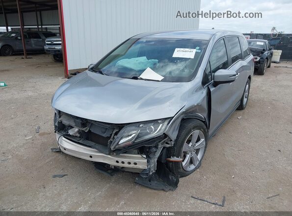 5FNRL6H51KB128222 2019 HONDA ODYSSEY Серый Передняя левая четверть