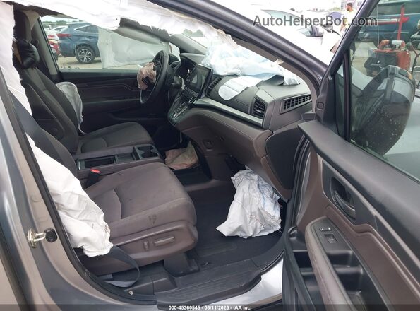 5FNRL6H51KB128222 2019 HONDA ODYSSEY Серый Вид салона спереди