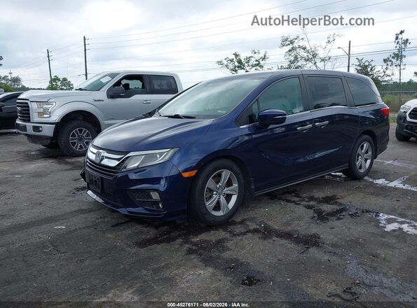 5FNRL6H51LB000595 2020 HONDA ODYSSEY Blue Front left