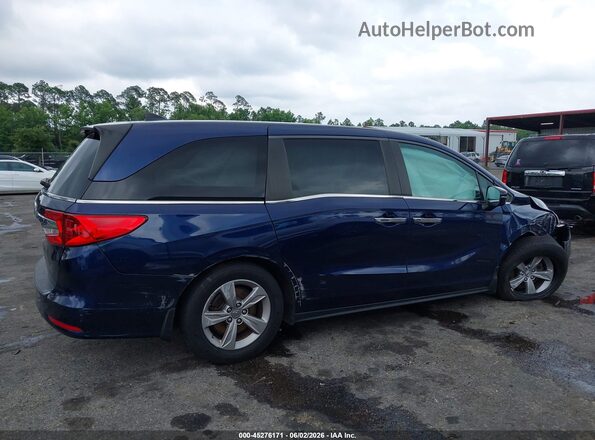 5FNRL6H51LB000595 2020 HONDA ODYSSEY Blue Rear interior view