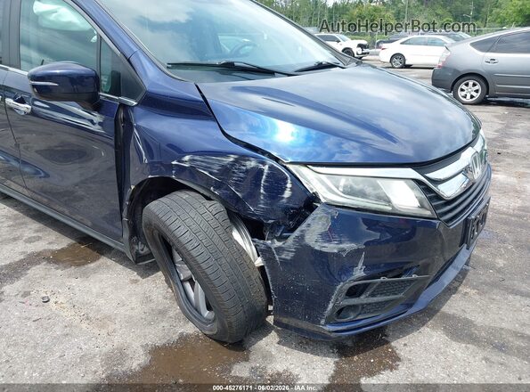 5FNRL6H51LB000595 2020 HONDA ODYSSEY Blue Front view