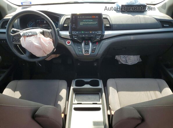 5FNRL6H51PB018374 2023 HONDA ODYSSEY Silver Dashboard view