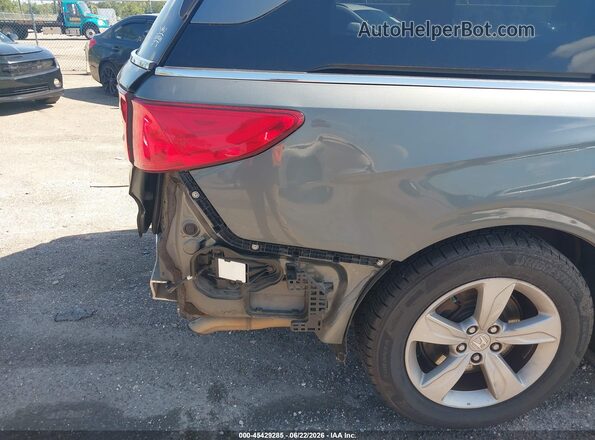 5FNRL6H52JB028841 2018 HONDA ODYSSEY Gray წინა ხედი