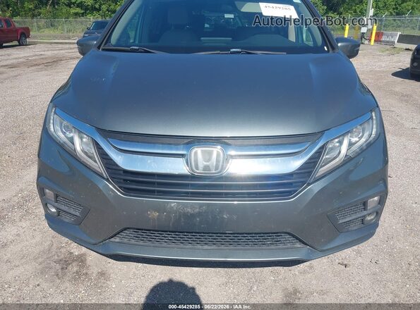 5FNRL6H52JB028841 2018 HONDA ODYSSEY Gray უკანა სალონის ხედი