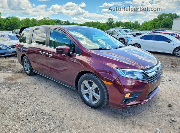 5FNRL6H52KB012320 2019 HONDA ODYSSEY Burgundy 