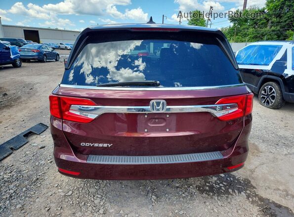 5FNRL6H52KB012320 2019 HONDA ODYSSEY Burgundy 