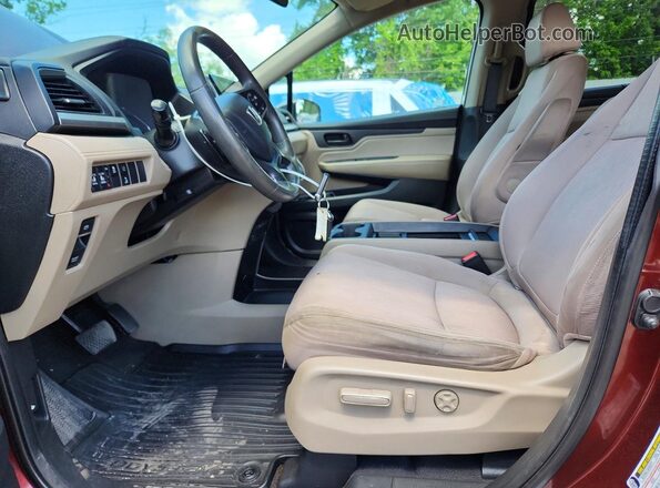 5FNRL6H52KB012320 2019 HONDA ODYSSEY Burgundy 