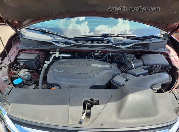 5FNRL6H52KB012320 2019 HONDA ODYSSEY Burgundy 