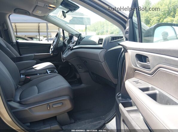 5FNRL6H52KB055460 2019 HONDA ODYSSEY Gray Widok wnętrza z przodu