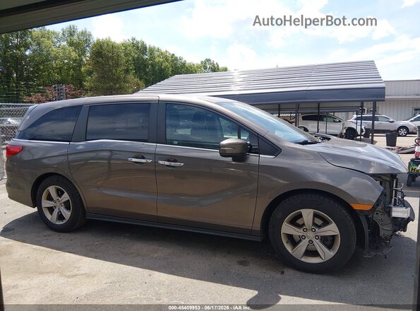 5FNRL6H52KB055460 2019 HONDA ODYSSEY Gray Widok wnętrza 360 stopni