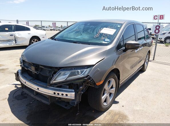 5FNRL6H52KB072744 2019 HONDA ODYSSEY Beige Առջևի ձախ երեք քառորդ տեսարան