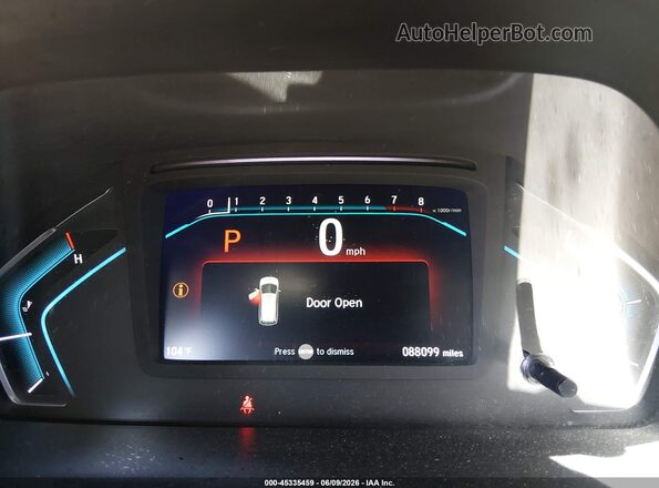 5FNRL6H52KB072744 2019 HONDA ODYSSEY Beige Հետևի նստատեղերի տեսք