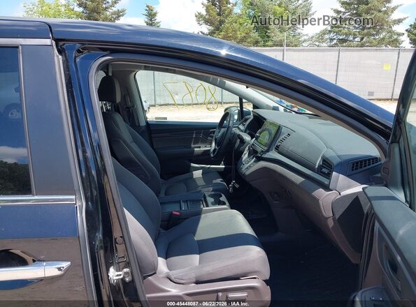 5FNRL6H52LB026946 2020 HONDA ODYSSEY Черный Вид салона спереди