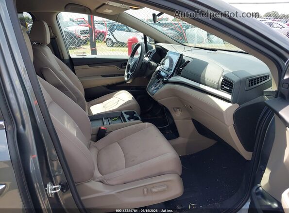 5FNRL6H53KB036884 2019 HONDA ODYSSEY Серый Вид салона спереди