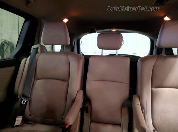 5FNRL6H53LB063603 2020 HONDA ODYSSEY Red Вид задніх сидінь