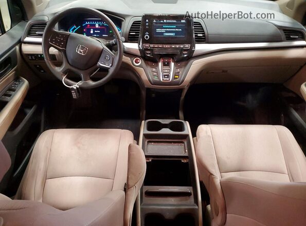 5FNRL6H53LB063603 2020 HONDA ODYSSEY Red Вид панелі приладів