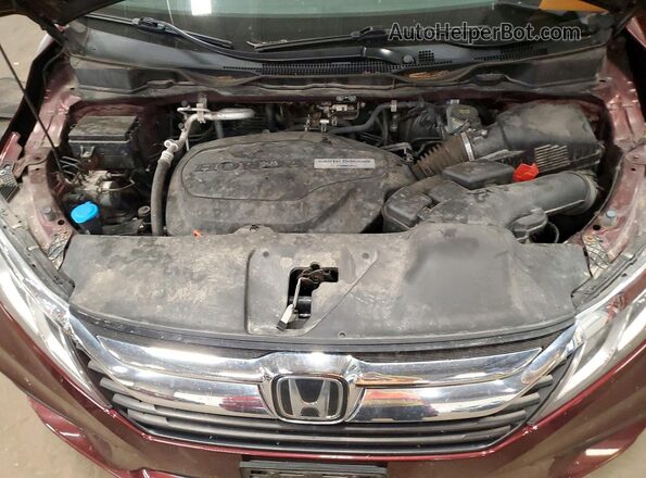 5FNRL6H53LB063603 2020 HONDA ODYSSEY Red Вид підкапотного простору
