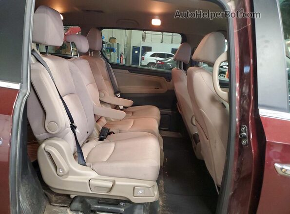 5FNRL6H53LB063603 2020 HONDA ODYSSEY Red Вид задньої частини салону
