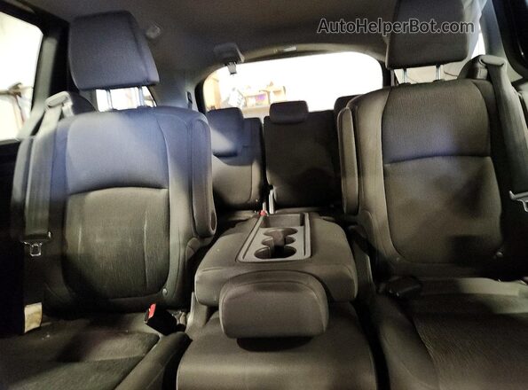 5FNRL6H54JB081461 2018 HONDA ODYSSEY Gray Rear seats view