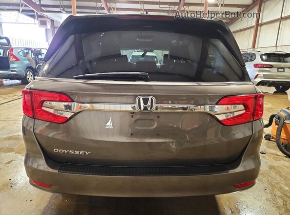 5FNRL6H54JB081461 2018 HONDA ODYSSEY Gray Rear view