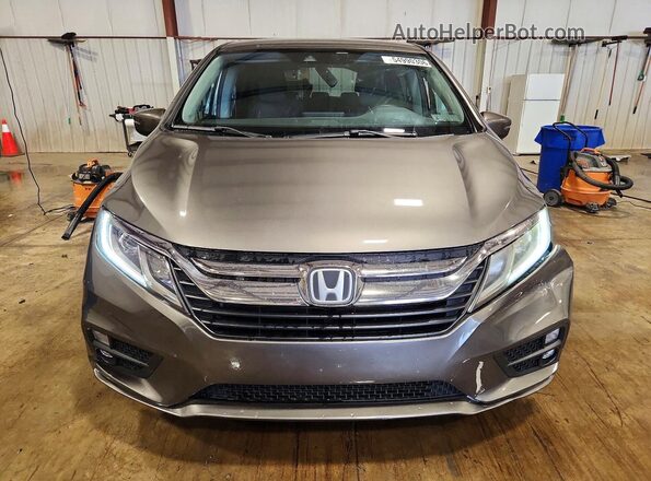 5FNRL6H54JB081461 2018 HONDA ODYSSEY Gray Front view